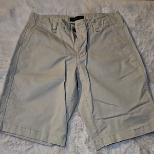 Aeropostale Light Beige Flat-Front Men's Shorts